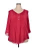 Westport Red 3/4 Sleeve Blouse Size 2X - photo 1