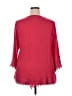 Westport Red 3/4 Sleeve Blouse Size 2X - photo 2