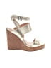 Charles David Gold Wedges Size 6 1/2 - photo 1