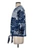 New Directions Blue 3/4 Sleeve Blouse Size S - photo 5
