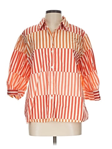 Who What Wear 3/4 Sleeve Button-Down Shirt (view 1)