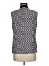 Tory Burch Black Blue Sleeveless Silk Top Size 8 - photo 2
