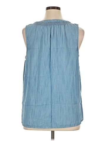 Talbots Sleeveless Button-Down Shirt (view 2)