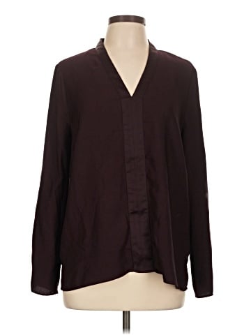 H By Halston Long Sleeve Blouse (view 1)