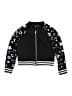 Kidpik Stars Black Track Jacket Size 10 - photo 1
