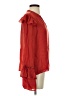 Beulah Style 100% Cupro Red Long Sleeve Blouse Size XS - photo 4