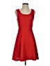 Express Solid Red Casual Dress Size S - photo 1