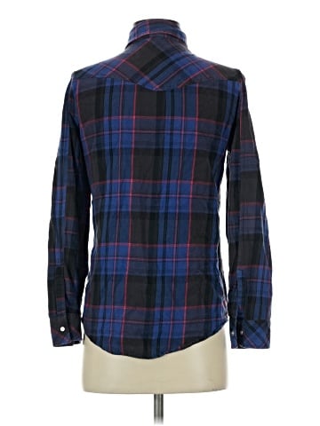Rubbish Long Sleeve Button-Down Shirt (view 2)