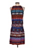Veronica M. Print Blue Casual Dress Size S - photo 2