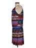 Veronica M. Print Blue Casual Dress Size S - photo 5