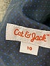 Cat & Jack Solid Black Blazer Size 10 - photo 3