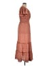 Max Studio Polka Dots Orange Casual Dress Size XL - photo 4