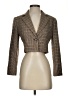 Nia Tweed Brown Blazer Size XS - photo 1