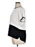Contempo Color Block White Short Sleeve Top Size 1X - photo 5