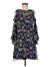 Cynthia Steffe Print Blue Cocktail Dress Size 6 - photo 1