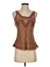 Odille Brown Sleeveless Blouse Size 4 - photo 1