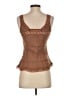 Odille Brown Sleeveless Blouse Size 4 - photo 2