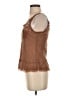 Odille Brown Sleeveless Blouse Size 4 - photo 5