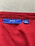 Apt. 9 100% Polyester Burgundy Short Sleeve Blouse Size XL - photo 7