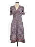 Max Studio Print Gray Casual Dress Size M - photo 1