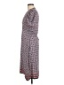 Max Studio Print Gray Casual Dress Size M - photo 5