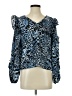 Vila Blue Long Sleeve Blouse Size EU 36 / US 6 - photo 1