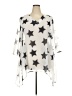 Indigo Soul 100% Polyester Silver Long Sleeve Blouse Size 2X - photo 1