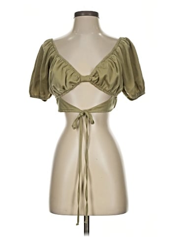 pretty garbage Short Sleeve Blouse (view 1)