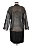 Lafayette 148 New York 100% Polyester Black Kimono Size M - photo 2