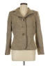 Le Suit 100% Polyester Tweed Tan Blazer Size 10 - photo 1