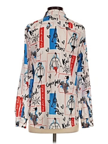 Karl Lagerfeld Paris Long Sleeve T-Shirt (view 2)
