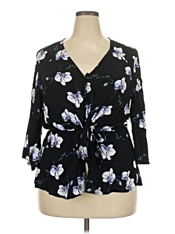 Ellos 3/4 Sleeve Blouse (view 1)