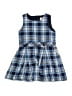 Lands' End Plaid Blue Dress Size 7 - photo 1