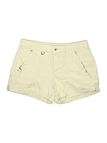 White House Black Market Khaki Shorts (view 1)