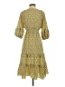 Max Studio Print Yellow Casual Dress Size XS - photo 2