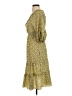 Max Studio Print Yellow Casual Dress Size XS - photo 5