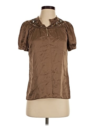 Sandro Short Sleeve Blouse (view 1)