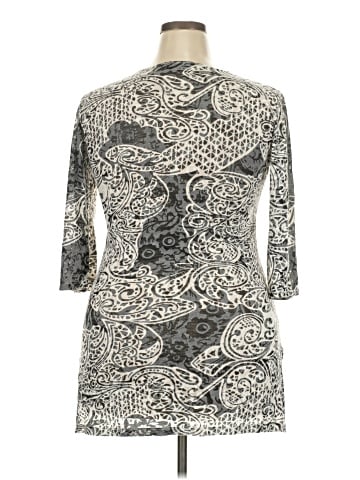J Valdi 3/4 Sleeve Top (view 2)