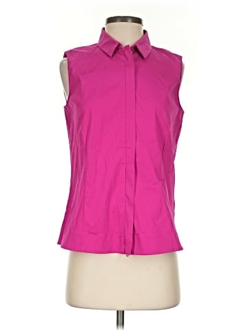 AKRIS Sleeveless Button-Down Shirt (view 1)