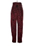 RED Valentino 100% Silk Animal Print Red Silk Pants Size EU (IT) 36 / US 0 - photo 1