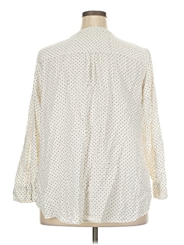 Croft & Barrow 3/4 Sleeve Blouse (view 2)