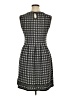 Max Studio Houndstooth Gray Casual Dress Size XL - photo 2