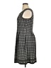 Max Studio Houndstooth Gray Casual Dress Size XL - photo 5