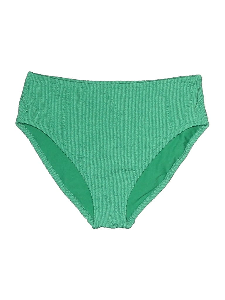 Pre-owned Shade & Shore Swimsuit Bottoms In Green