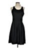 Ann Taylor LOFT 100% Polyester Solid Black Cocktail Dress Size 2 - photo 1