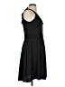 Ann Taylor LOFT 100% Polyester Solid Black Cocktail Dress Size 2 - photo 4