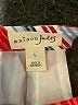 Maison Jules 100% Polyester Stripes Red Casual Dress Size L - photo 7