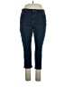 MICHAEL Michael Kors Solid Blue Jeans Size 14 - photo 1