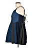 Thrill Color Block Blue Casual Dress Size L - photo 5