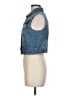 Ci Sono Blue Denim Vest Size M - photo 5